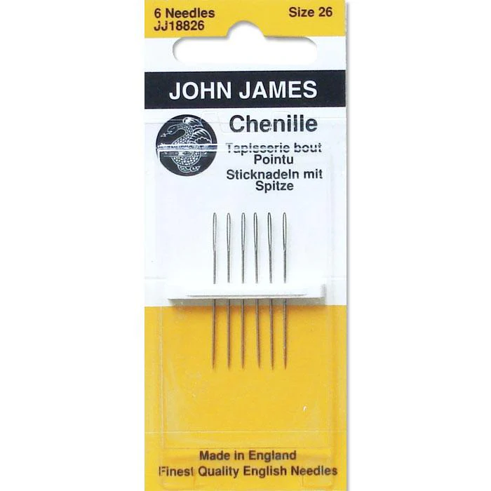 John James Size 26 Chenille Needles